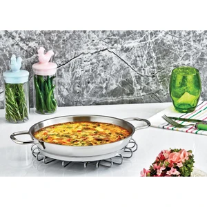 Paslanmaz Çelik Italyan Omlet Sahan 24X3.5 Cm-1.4 Litre