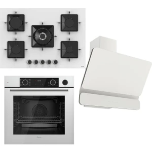 Steamart Ss Serisi Beyaz Set (SS036 + XE64CB +D081 ) -75'lik Seri - Kare Emaye Izgara