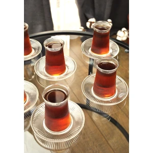 Milano Çay Bardağı Çay Takımı Seti 12 Parça 6 Kişilik Çay Seti Çeyiz