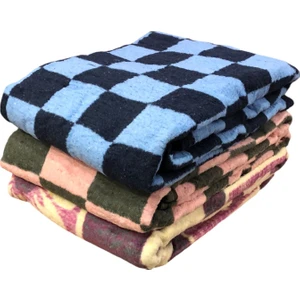 Tek Kişilik Şantiye Işçi Peluş Battaniye Sıcak Tutan 160 X 210 Karışık