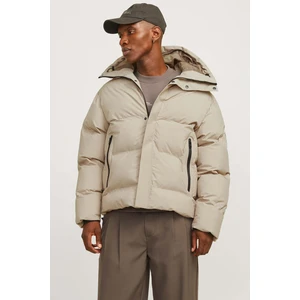 Jack & Jones Jcoalpha Puffer Sn Ekru Erkek Mont