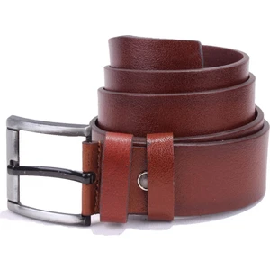 DMK26-463DG Taba 4.5 cm Hakiki Deri Erkek Kemer