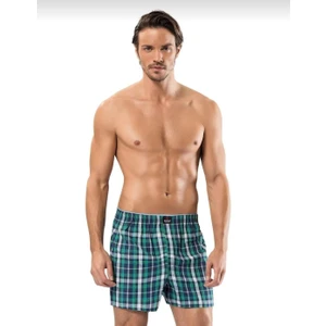 1440 Erkek Desenli Poplin Boxer 12 Adet