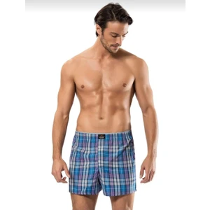 1440 Erkek Desenli Poplin Boxer 6 Adet