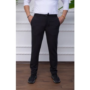 Erkek Vizon Örme Jogger Pantolon