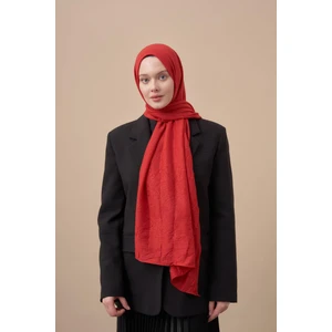 Bambu Kraş Şal 3285-KIRMIZI