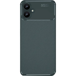 Samsung Galaxy A06 Kılıf Kamera Korumalı Auto Focus Karbon Fiber Arka Kapak + Ekran Koruyucu