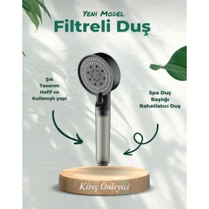 Kireç Önleyici Su Tasarruflu Filtreli Duş Başlığı