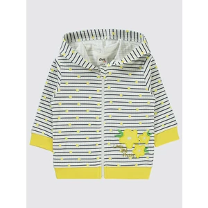 Civil Baby Kız Bebek Hırka 6-18 Ay Sarı
