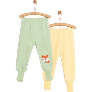 2li Çoraplı Pantolon Kız Bebek