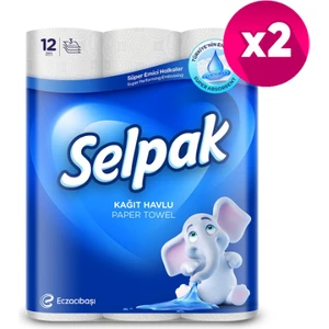 Kağıt Havlu 12'li 2'li Set