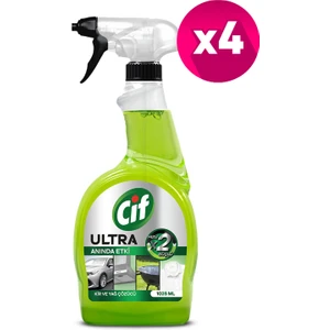 Ultra Anında Etki Kir ve Yağ Çözücü 1025 ml x 4 Adet