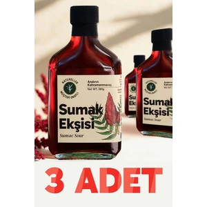 Sumak Ekşisi Tatlı Ekşi %100 Saf Kahramanmaraş 280 gr 3 Adet