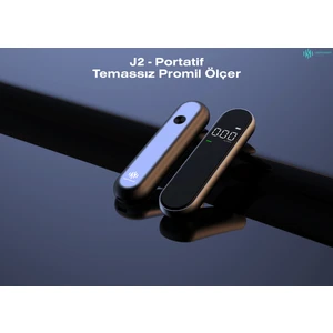 J2 Yeni Promil Ölçer Portatif Temassız Tasarım Dijital LCD Promil Ölçer Alkolmetre Alkol Ölçüm Cihazı