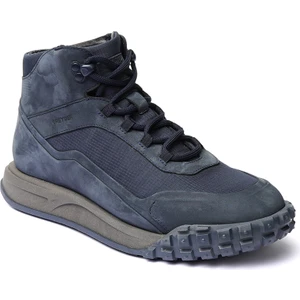 Erkek Lacivert Hakiki Deri Sneaker Bot 3K1SB00490