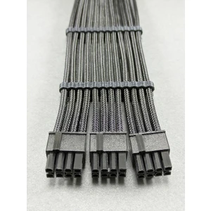 Rtx 8+8+8 Pin VGA (E.kartı) Uzatma - Siyah Sleeved