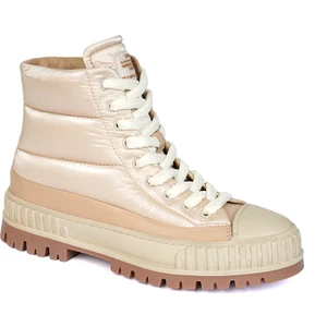 Kadın Ekru Hakiki Deri Sneaker Bot 3K2SB33010