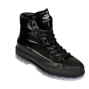 Kadın Siyah Hakiki Deri Sneaker Bot 3K2SB33010