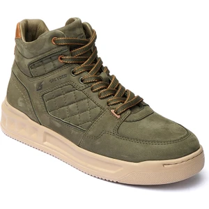 Erkek Haki  Deri Sneaker Bot 3K1SB17001