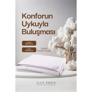 Sleep Garden Doğal %100 Pamuk Tek Kişilik Lüks Yorgan
