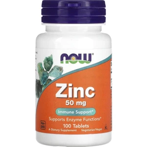 Now Foods Zinc 50 Mg 100 Tablet