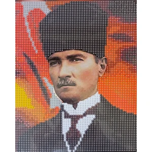 Boncuklu Taşlı Mozaik Elmas Goblen Pano Tablo Resim Puzzle Dıamond Paıntıng Ebat 21X25 Çocuklar Için
