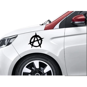 Sticker Usta Anarşi Logo Sticker Araba Oto Motosiklet Kask Karavan Sticker 00215