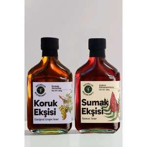 Sumak Ekşisi ve Koruk Ekşisi %100 Saf Tatlı Ekşi Hasat 2 Adet 280 gr