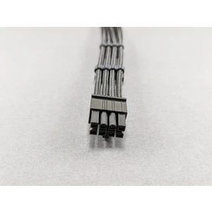 8 Pin Cpu (Işlemci) Uzatma Kablosu - Siyah Sleeved