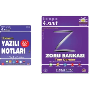 Tonguç Akademi 4. Sınıf Yazılı Notları 1. Dönem 1 ve 2. Yazılı - Tonguç Akademi 4. Sınıf Tüm Dersler Zoru Bankası