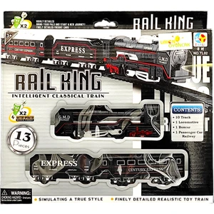 Kutulu Rail King Tren Seti 13 Parça