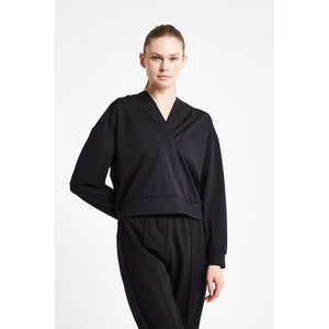 Kadın Kapüşonlu Sweatshirt 24N-2142