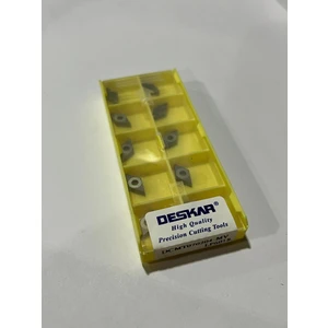10 Adet Torna Karbür Ucu DCMT070204 Mv LF6018 Paslanmaz Çelik İşleme İçin Torna Takımı