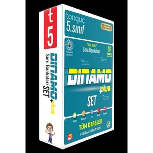 Tonguç Akademi 5. Sınıf Dinamo Tüm Dersler Soru Bankası Seti 2024 Ciltli Kitap Formatında