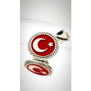 Yörük Tasarım Türk Bayrağı Mineli Fasetli Rozet