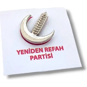 Yörük Tasarım Yeniden Refah Partisi Yaka Rozeti