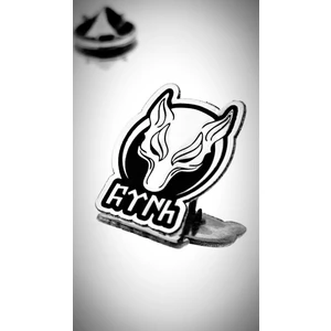 Yörük Tasarım Börü (Savaşçı Kurt) Göktürkçe Türk Yazılı Gümüş Yaka Rozeti