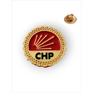 Yörük Tasarım Chp ''cumhuriyet Halk Partisi'' Yaka Rozeti