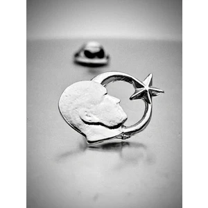 Yörük Tasarım Ay Yıldız & Atatürk Yaka Rozeti