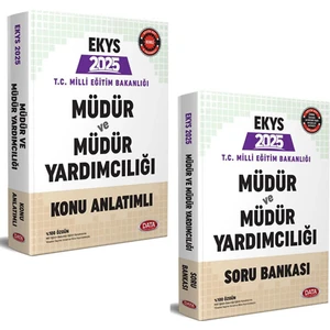 Data Yayınları 2025 MEB EKYS Müdür ve Müdür Yardımcılığı Konu Anlatımlı Soru Bankası Seti