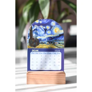 Gökçe Tasarım 2025 Yıldızlı Gece Masa Takvimi