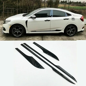 Honda Civic Fc5 Fk7 Uyumlu Yan Kapı Çıtası Piano Black 2016-2021