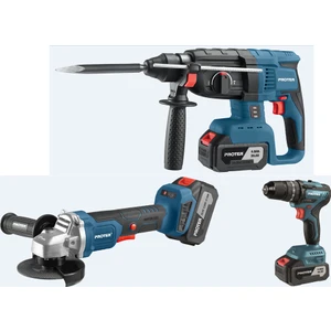 Pst 903 Trio Şarjlı Delici Kırıcı Matkap + Avuç Taşlama + Darbeli Matkap 3 Lü Set