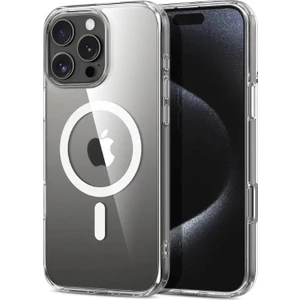 iPhone 16 Pro Max Kamera Çıkıntılı Magsafe Wireless Şarj Destekli Esnek Şeffaf Kılıf