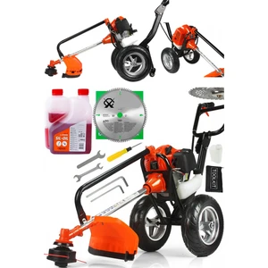 Staxx Power BTT9900 4x4 Quadron 2 Zamanlı Tekerlekli Benzinli Motorlu Çapa Makinesi Tırpan Çim Biçme Kesme Mak