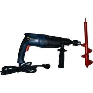 Matkap Uç Toprak Burgu Bodur Kısa Ağaç Dikme Makinesi 32X10 cm (Kırmızı)