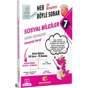 Sinan Kuzucu Yayınları 7. Sınıf MEB Böyle Sorar Sosyal Bilgiler Soru Bankası