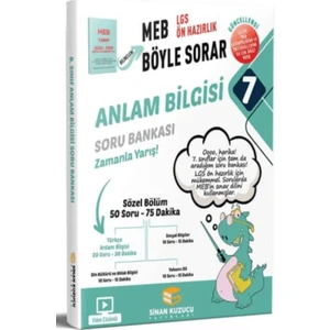 Sinan Kuzucu Yayınları 7. Sınıf MEB Böyle Sorar Anlam Bilgisi Soru Bankası