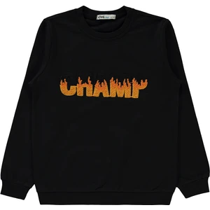 Civil Boys Erkek Çocuk Sweatshirt 10-13 Yaş Siyah