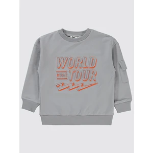 Civil Boys Erkek Çocuk Sweatshirt 2-5 Yaş Gri